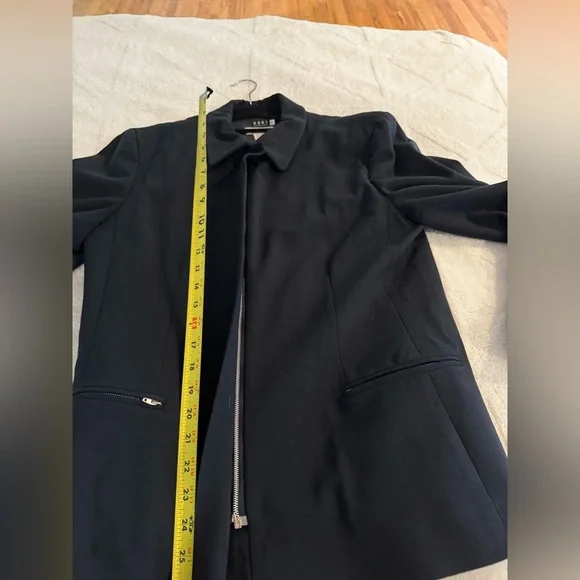 michael kors bergdorf goodman black wool blend womens jacket blazer - Picture 4 of 5